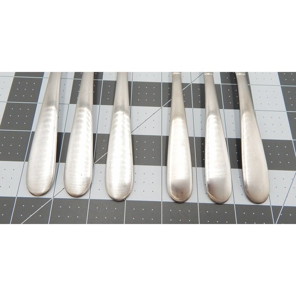 Towle Ariel Satin Dinner Salad Forks Living Collection Stainless China Lot of 6 - Picture 2 of 10